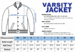 Varsity Vogue Letterman: Purple Varsity Jacket with White sleeves Varsity Vogue